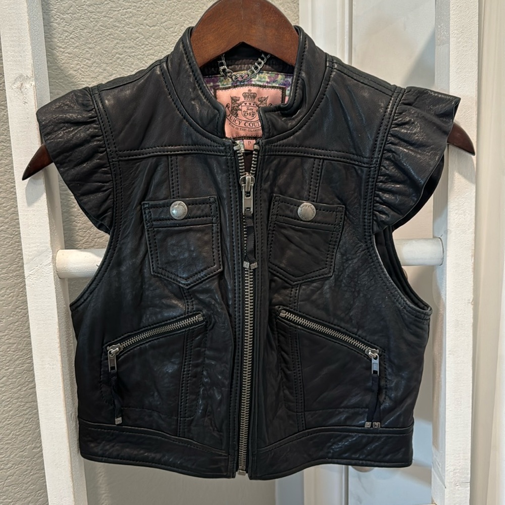 Juicy Couture Leather Vest